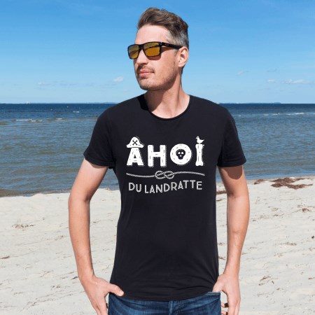 Maritime Bekleidung. Männer T-Shirt mit maritimen Designs. Eine passende Geschenkidee.